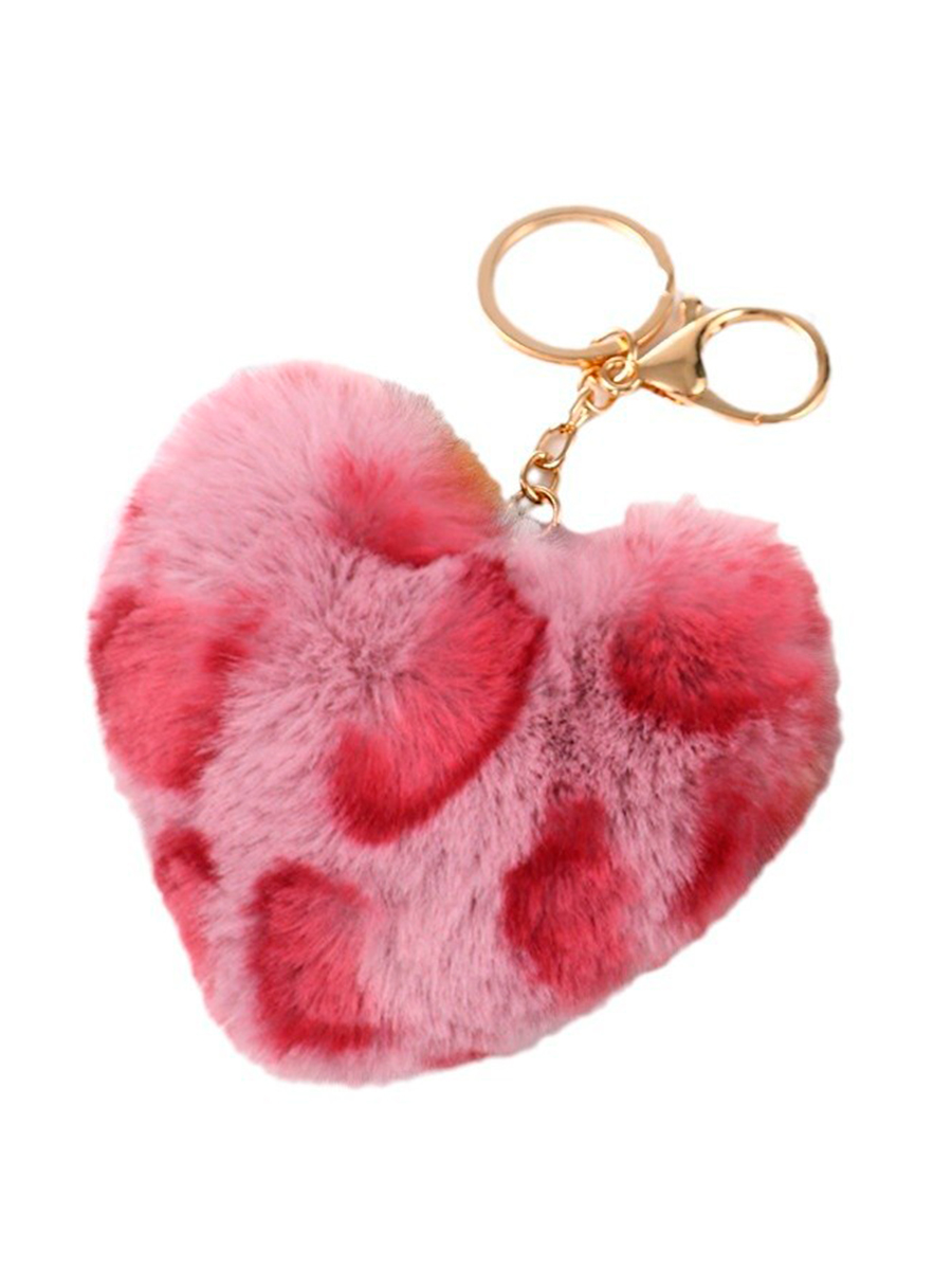 Фото товара 24733, брелок обвес на сумку розовое сердце